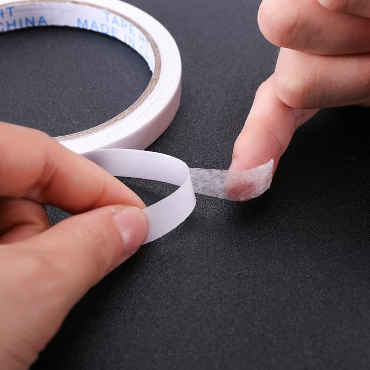Office supplies double-sided tape strong adhesive ultra-thin double-sided tape packaging sealing two-sided tape 12 meters stationery tape wholesale 3