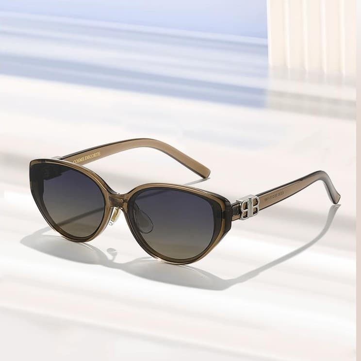Douyin 2025 New Cat Eye Sunglasses Anti-UV Xiaohongshu Internet Celebrity Fashionable Small Sunglasses Showing Your Face 3