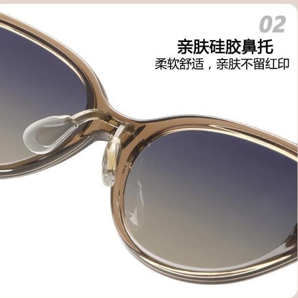 Douyin 2025 New Cat Eye Sunglasses Anti-UV Xiaohongshu Internet Celebrity Fashionable Small Sunglasses Showing Your Face 5