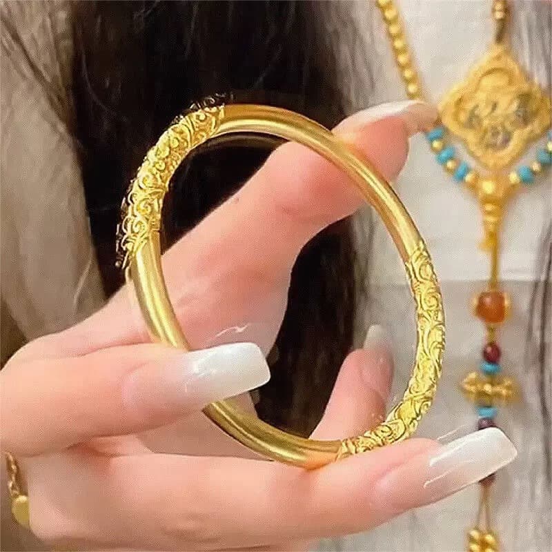 Hot-selling bracelet welfare bamboo lotus bracelet Chinese style butterfly peace ins student bracelet simple bestie bracelet 4