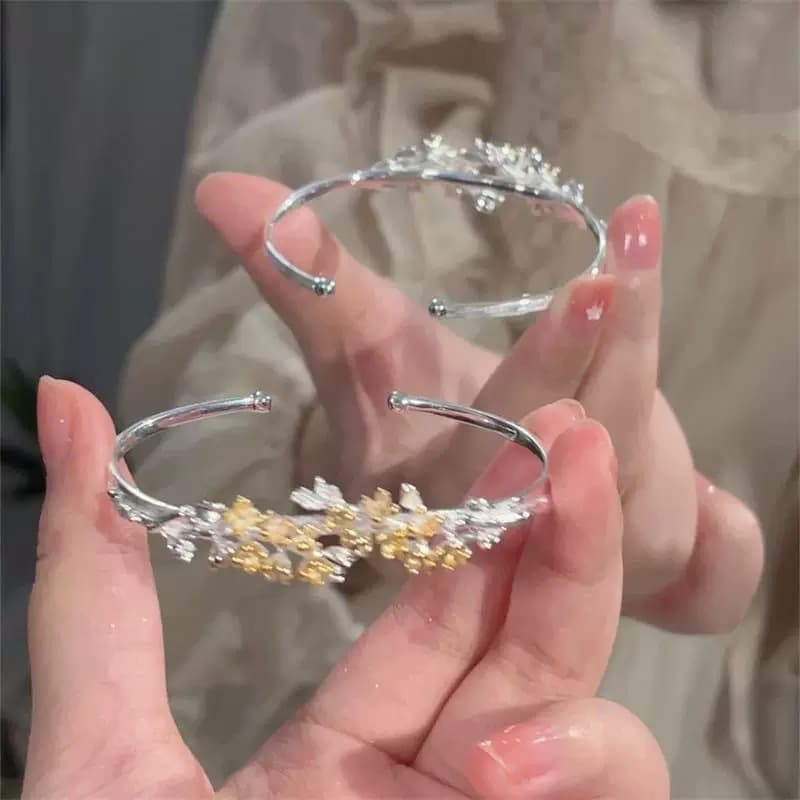 Hot-selling bracelet welfare bamboo lotus bracelet Chinese style butterfly peace ins student bracelet simple bestie bracelet 5