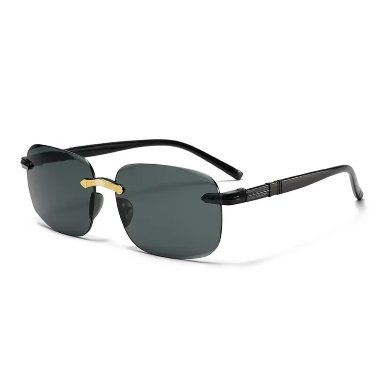 2025 new men's visor sunglasses, anti-UV sunglasses, high-definition driving and fishing glasses, retro glasses, sun protection 7