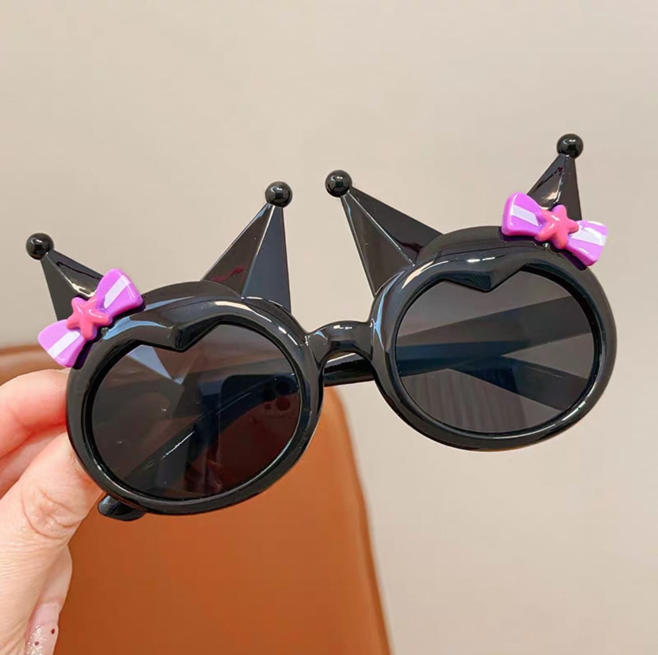 Children's sunglasses cute Kuromi anti-UV sunshade glasses little girl fashion sunglasses women's new glasses 8