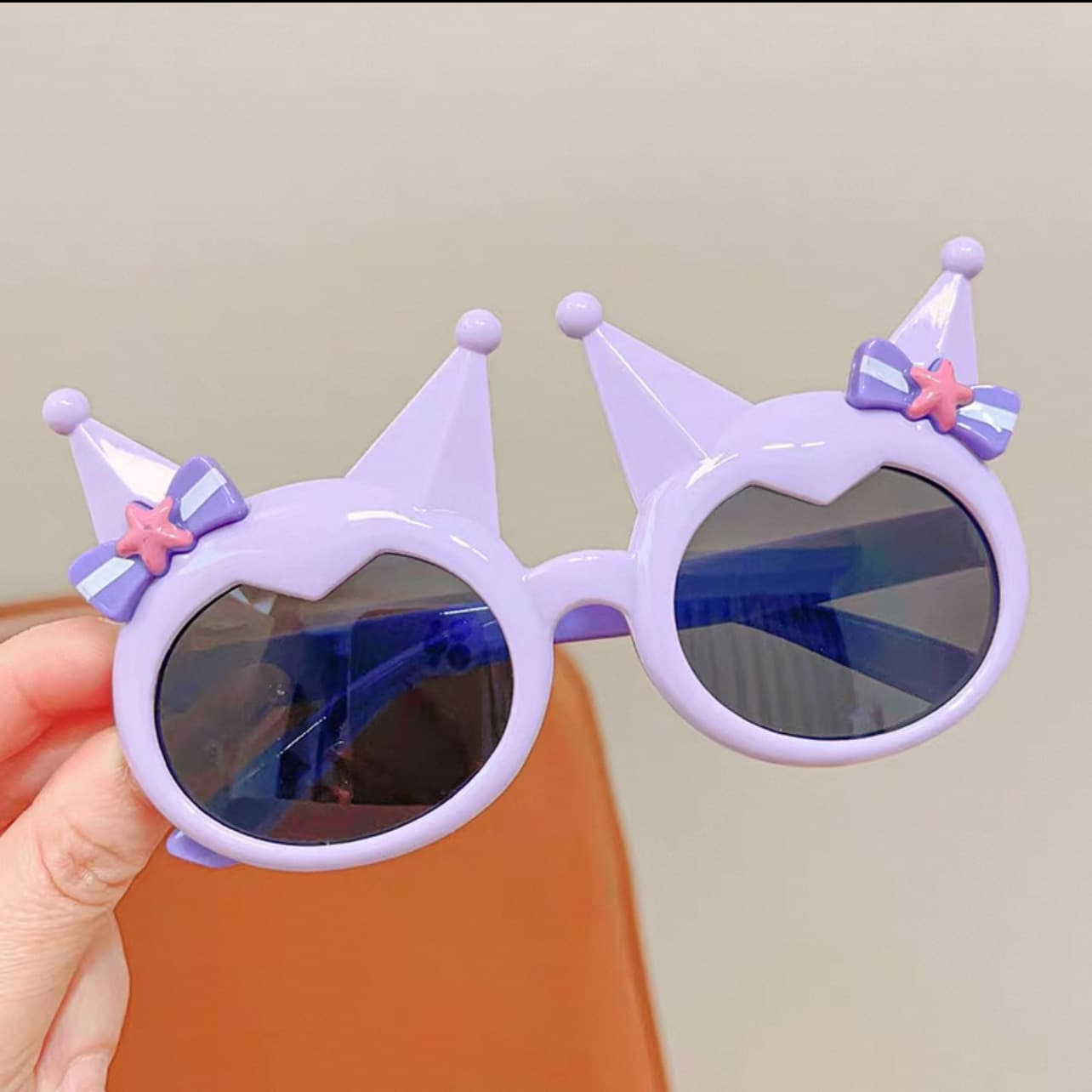 Children's sunglasses cute Kuromi anti-UV sunshade glasses little girl fashion sunglasses women's new glasses 9