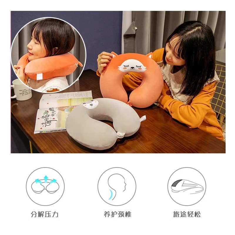 U-shaped pillow neck pillow special neck pillow memory foam aircraft neck pillow nap pillow student travel sleeping u-shaped pillow 4