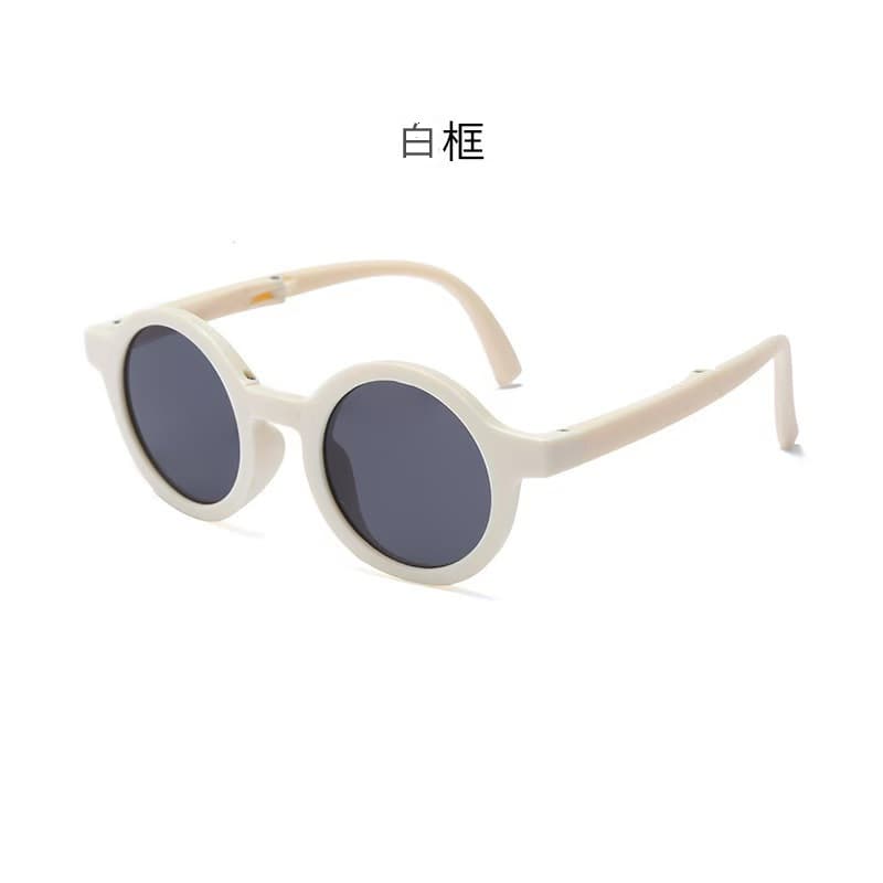 Spot new foldable children's sunglasses, sunglasses, summer sunshade, sun protection, boys and girls, cute baby glasses 10