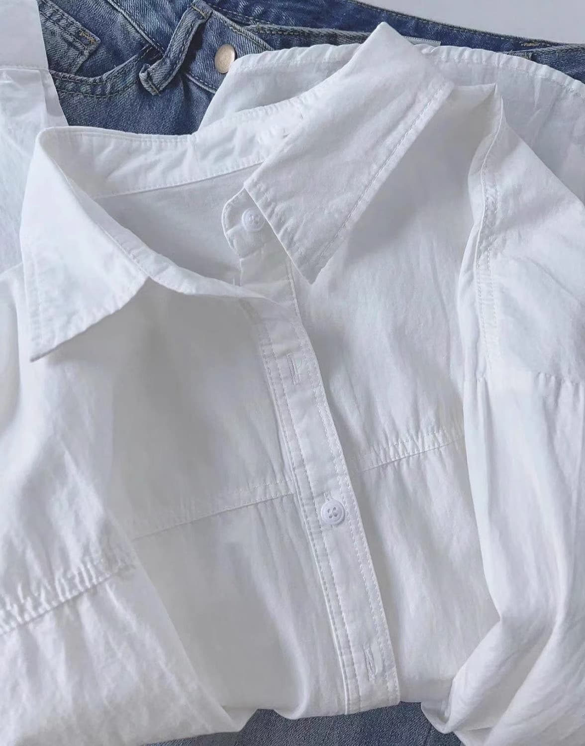 2025 New Dopamine Milk Yellow Pure Cotton Shirt Women's Summer Layer Loose Shirt Jacket Wear Outer Sun Protection 7