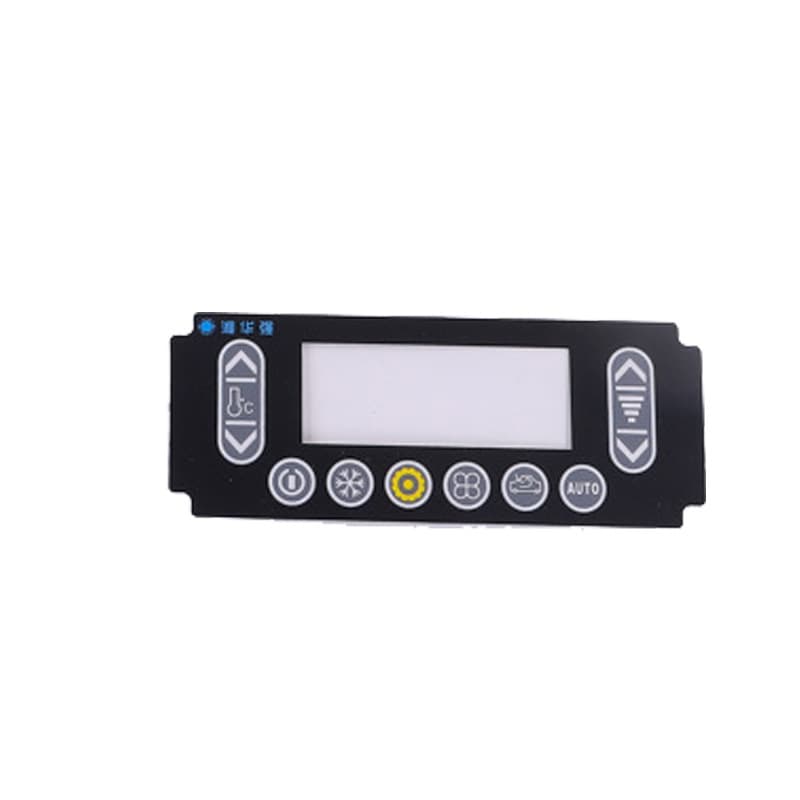 Customized touch control smart switch panel PVC panel supplied by the manufacturer with soft start button panel 6