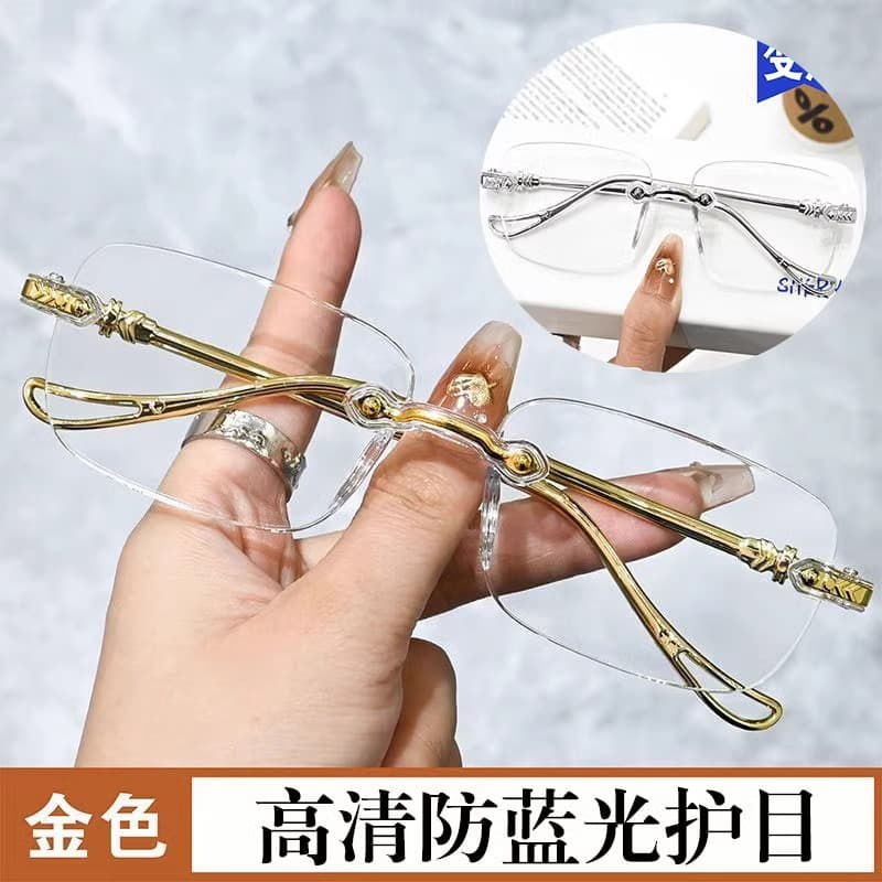 Reading glasses for middle-aged and elderly people, high-definition reading glasses for men, high-definition anti-blue light, elderly women, multi-functional automatic zoom 5