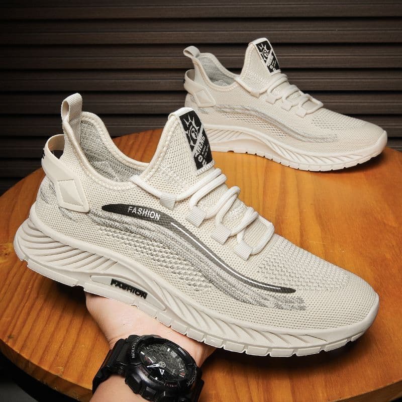 Coconut men's shoes, summer boys' casual sports mesh shoes, men's lightweight summer breathable thin fly-woven mesh trendy shoes 3