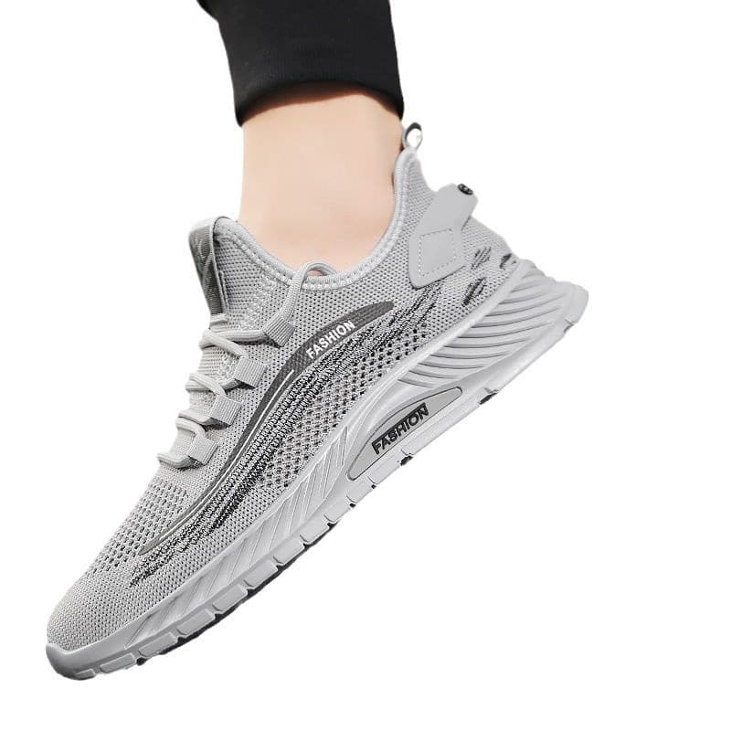 Coconut men's shoes, summer boys' casual sports mesh shoes, men's lightweight summer breathable thin fly-woven mesh trendy shoes 6