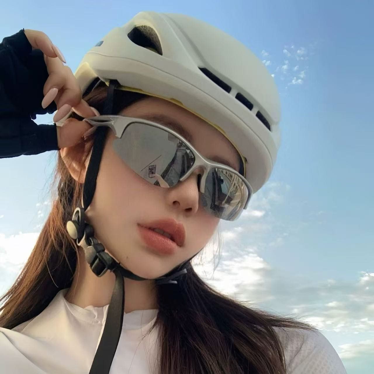 New men's polarized sunglasses for men and women, outdoor cycling and driving sunglasses, personalized fashion sports sunglasses