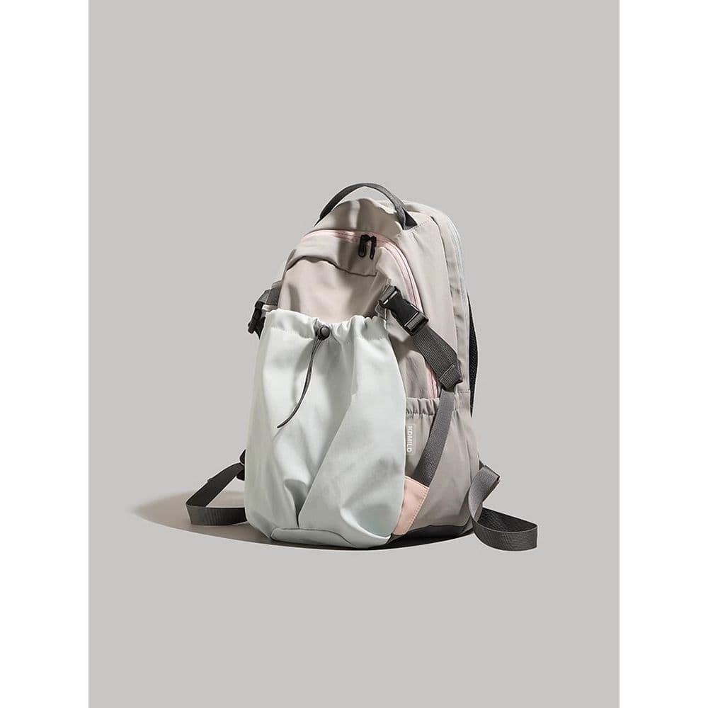 Nylon cloth backpack 2025 fashion large capacity lightweight backpack junior high school and high school student school bag short trip bag 2