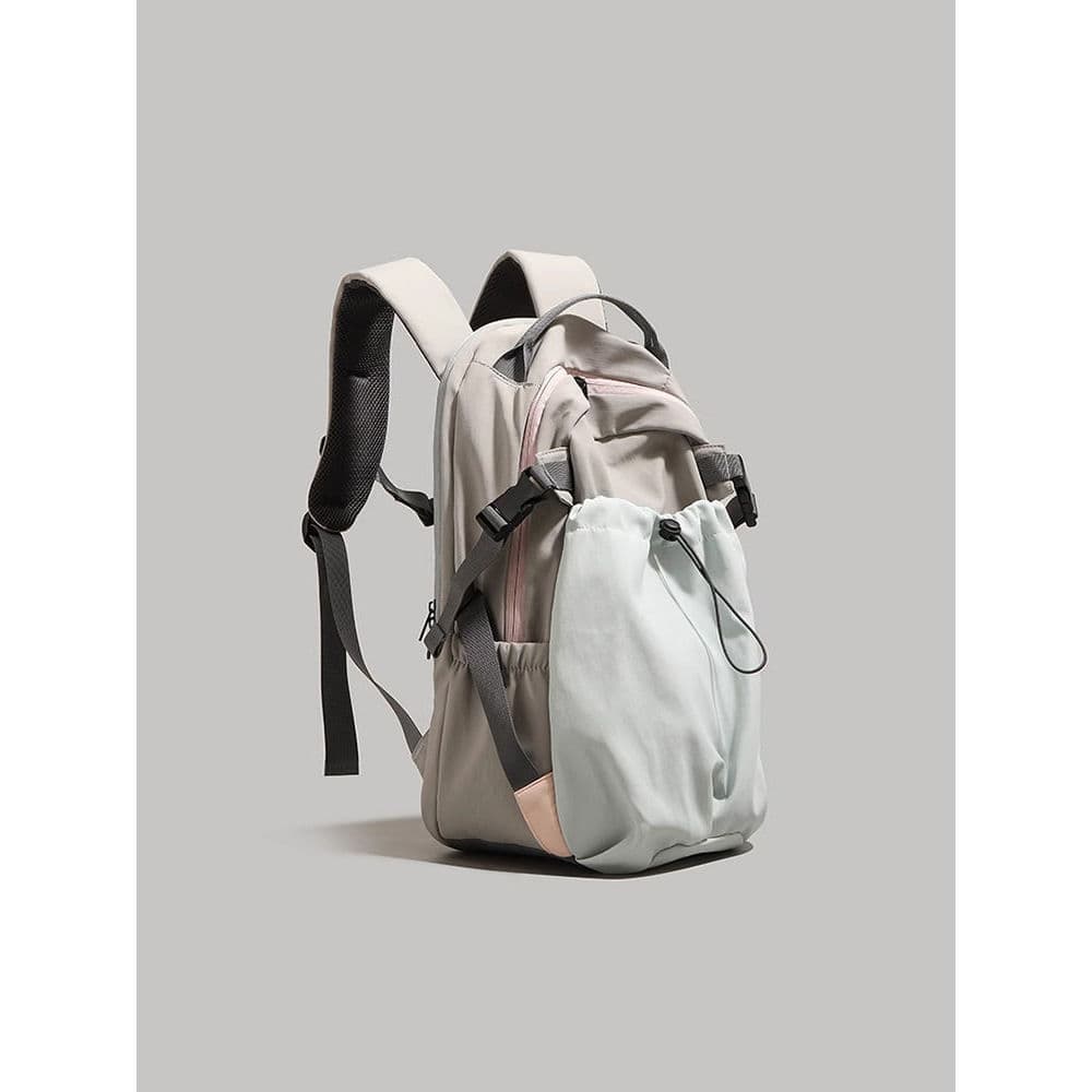 Nylon cloth backpack 2025 fashion large capacity lightweight backpack junior high school and high school student school bag short trip bag 3