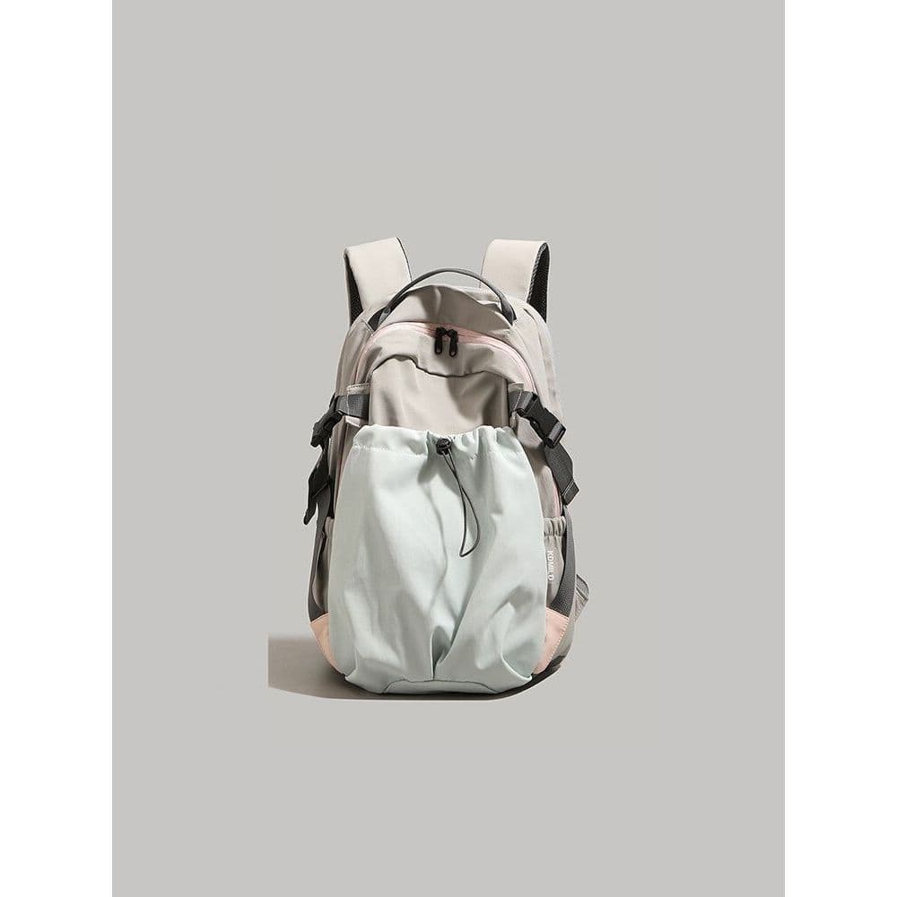 Nylon cloth backpack 2025 fashion large capacity lightweight backpack junior high school and high school student school bag short trip bag 4