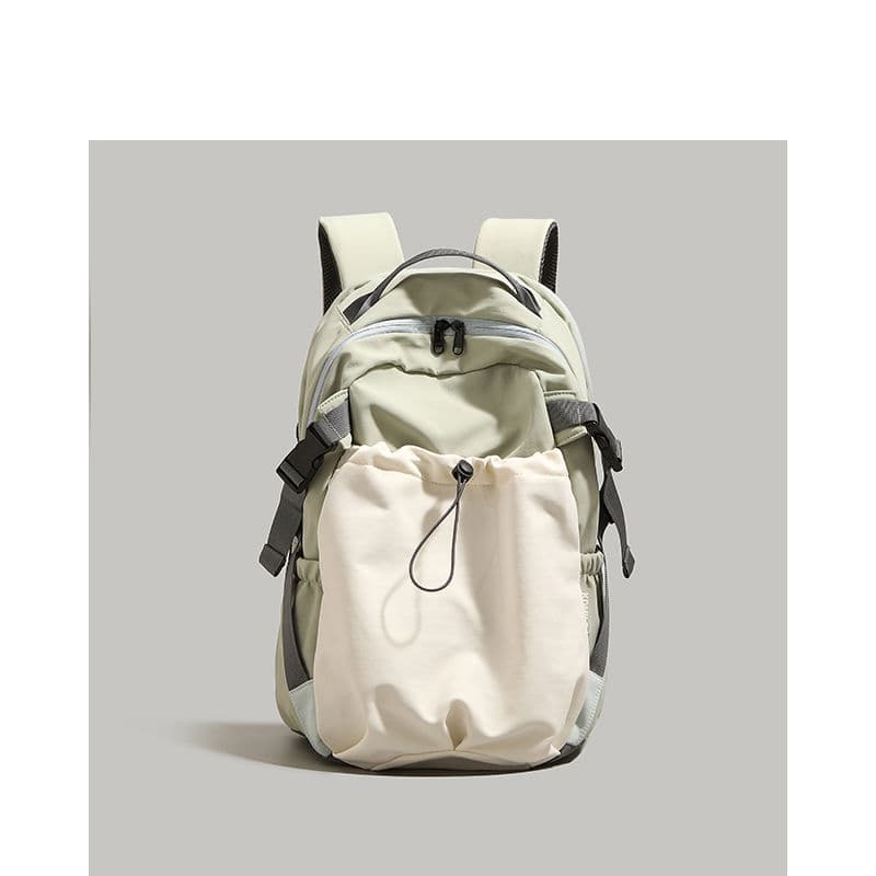 Nylon cloth backpack 2025 fashion large capacity lightweight backpack junior high school and high school student school bag short trip bag 7