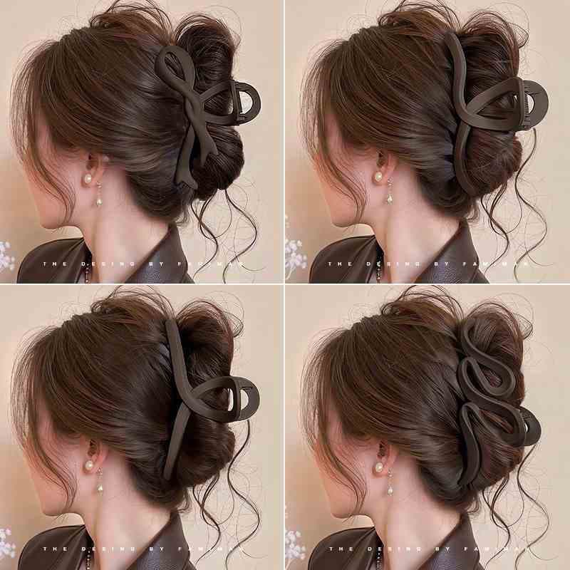 Hairpin for women's back of head 2025 new style hairpin large shark clip high-end hairpin hairpin hairpin 3