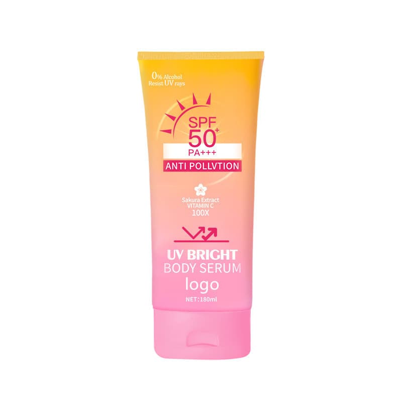 SPF50+ anti-UV whitening sunscreen facial and whole body refreshing high-power sunscreen spray isolation emulsion customized 2