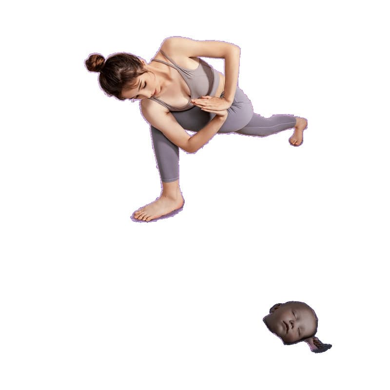 Yoga mat, home thickened floor mat, soundproof beginner's sports fitness mat 6