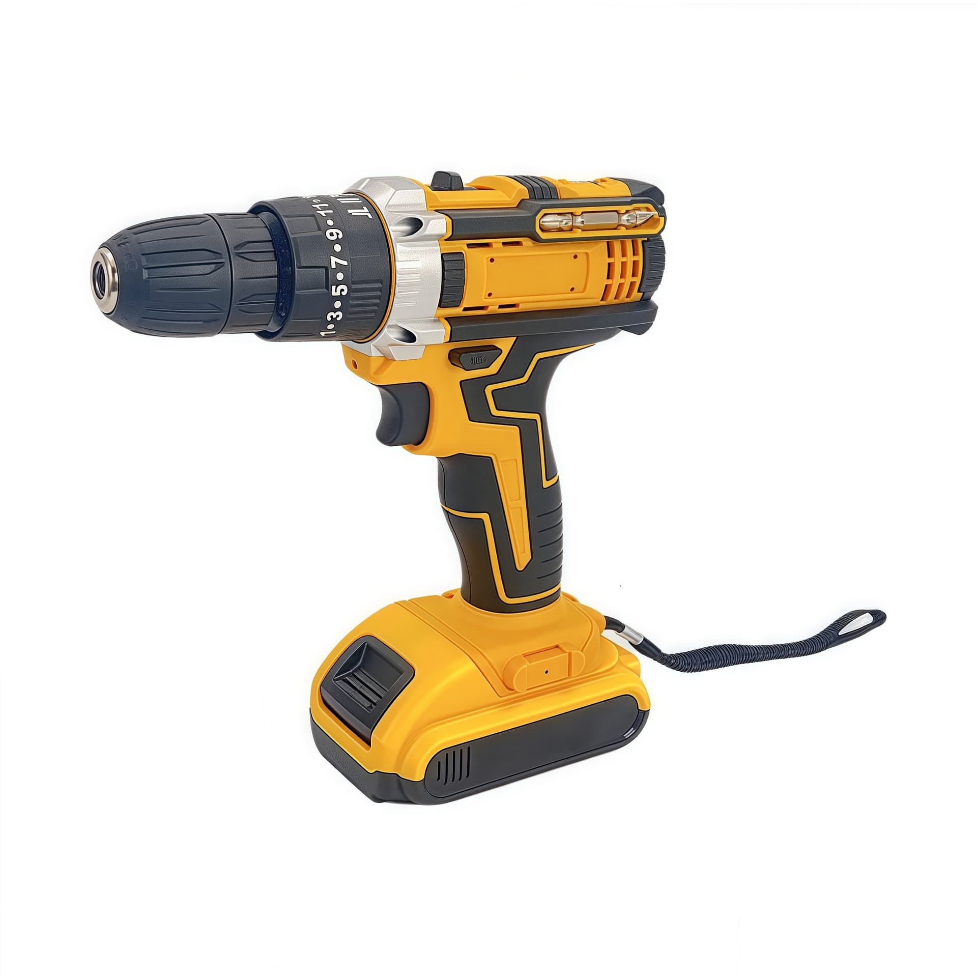 Impact lithium electric drill rechargeable pistol drill cordless multi-functional household electric screwdriver handheld high torque 4