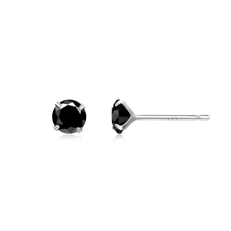 Small diamond versatile silver needle mini ins earrings simple and compact daily ear piercing for sleeping without removing ear bone earrings for women 7