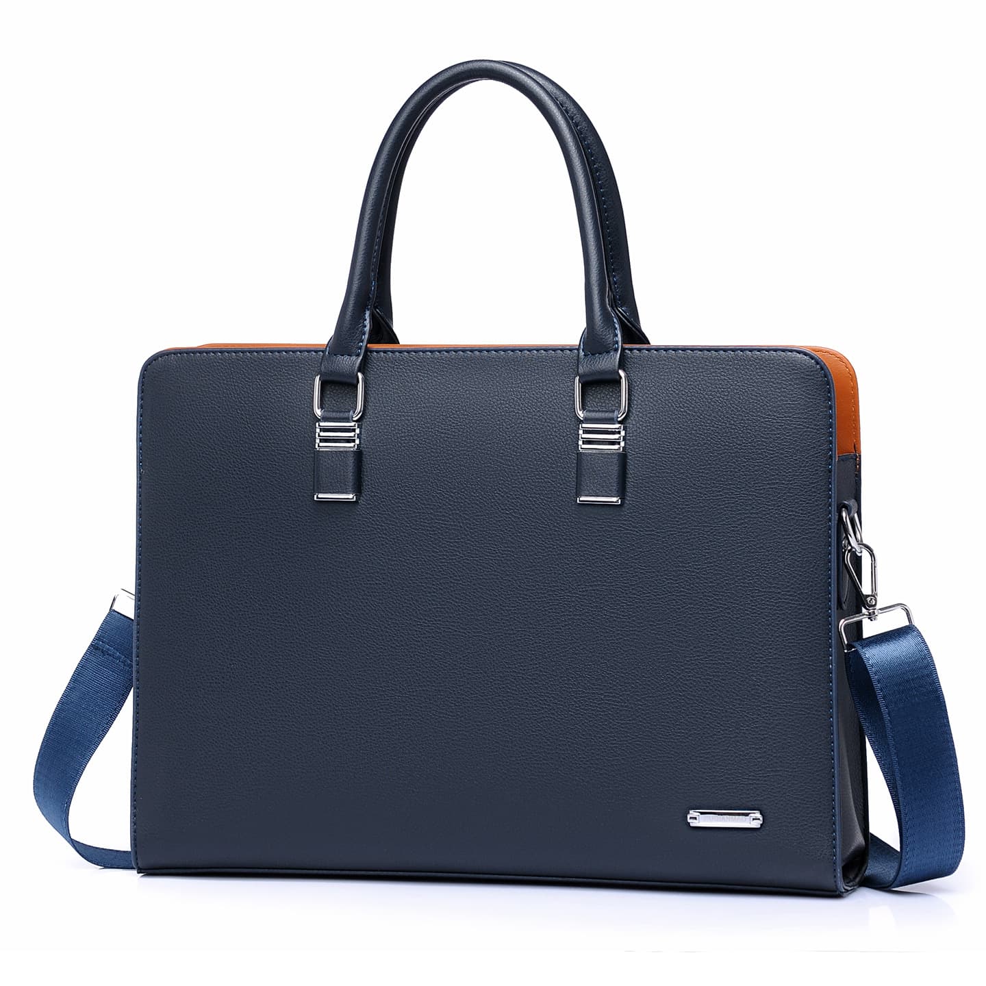 Cross-border men's bag large capacity horizontal men's handbag business briefcase shoulder crossbody bag business trip computer bag