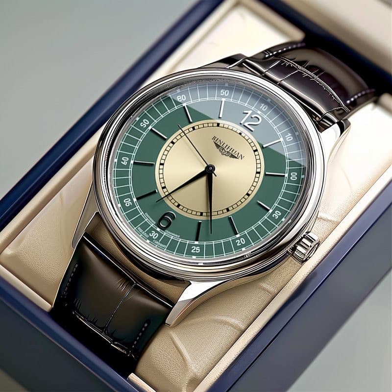 Popular fashion business belt simple men's watch men's casual retro dial student quartz watch wholesale 2