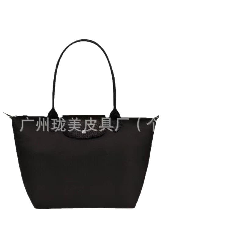 French Longxiang 70th Anniversary Tote Bag Shoulder Crossbody Mummy Waterproof Nylon Handbag Embroidered Hand Commuting Bag 6