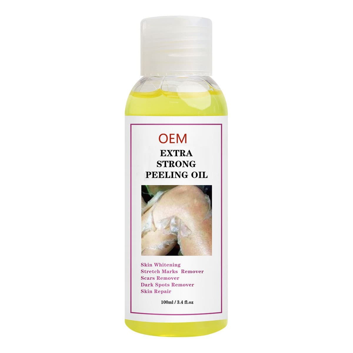 Cross-border OEM body lotion peeling oil for dark skin Super strong peeling oil moisturizing body oil 3