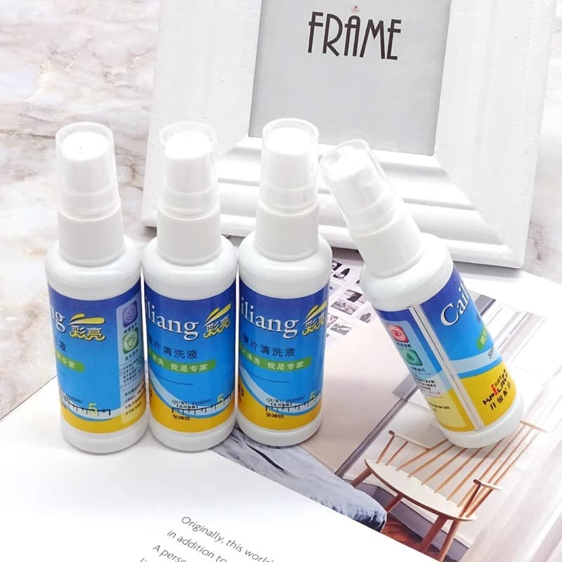 Glasses cleaning fluid Glasses cleaning fluid Water Mobile phone computer screen Eye lens spray Anti-fog cleaner Care solution 3