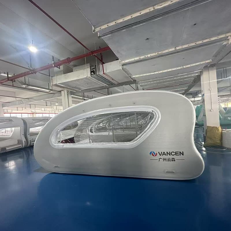 Water inflatable yacht slide portable and stowable outdoor yacht solar perpetual motion floating bed Lua hovercraft 5