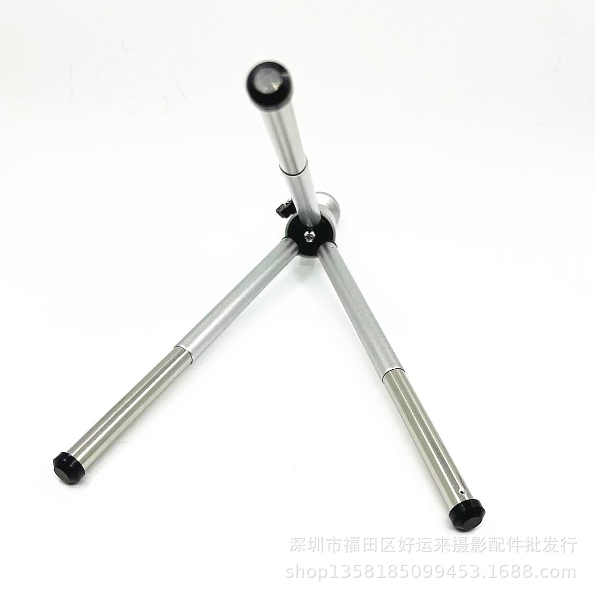 Aluminum alloy mobile phone selfie mini tripod photography props camera telescope tripod black 5