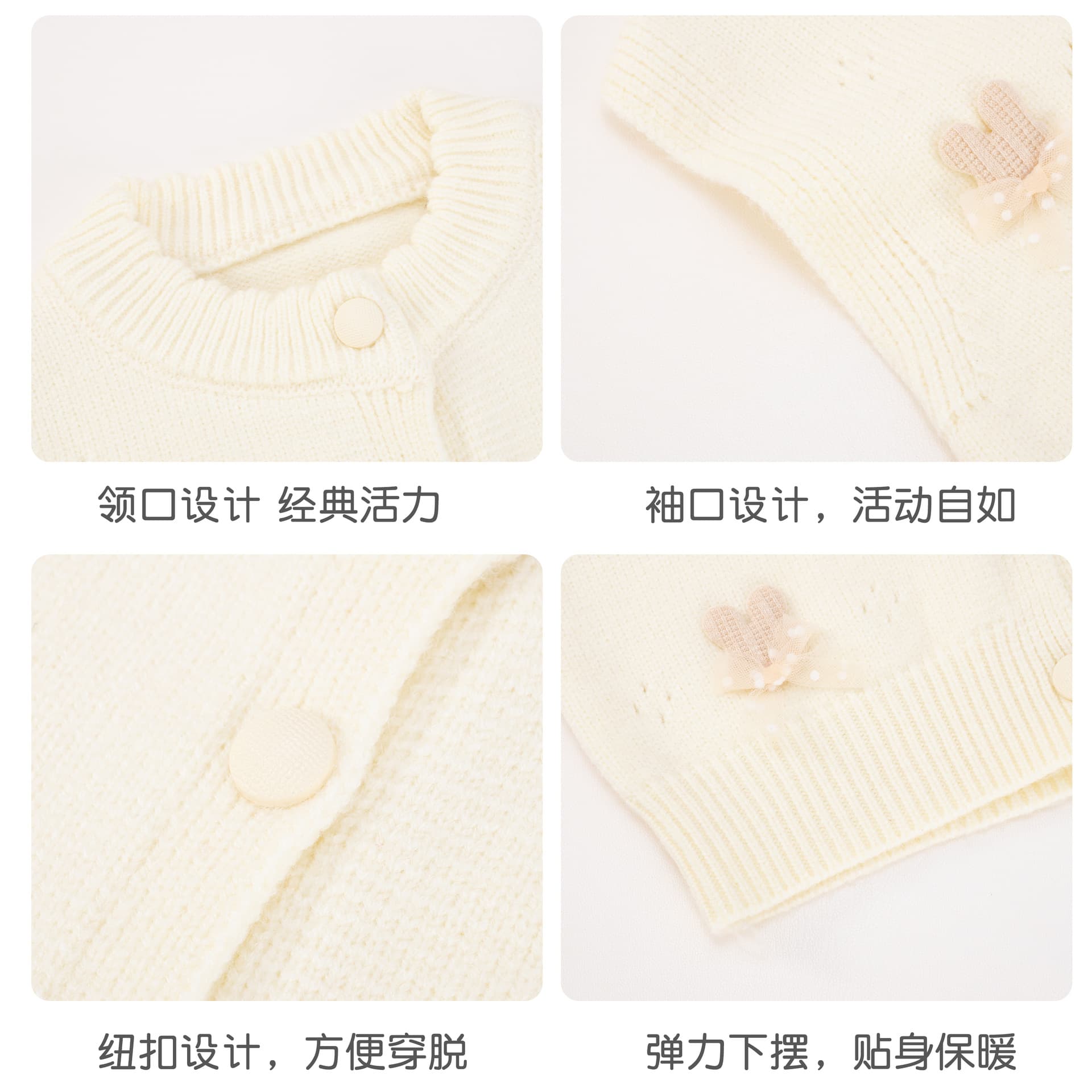 Baby knitted vest baby cardigan coat princess Korean style sweater foreign spring and autumn girls vest 5