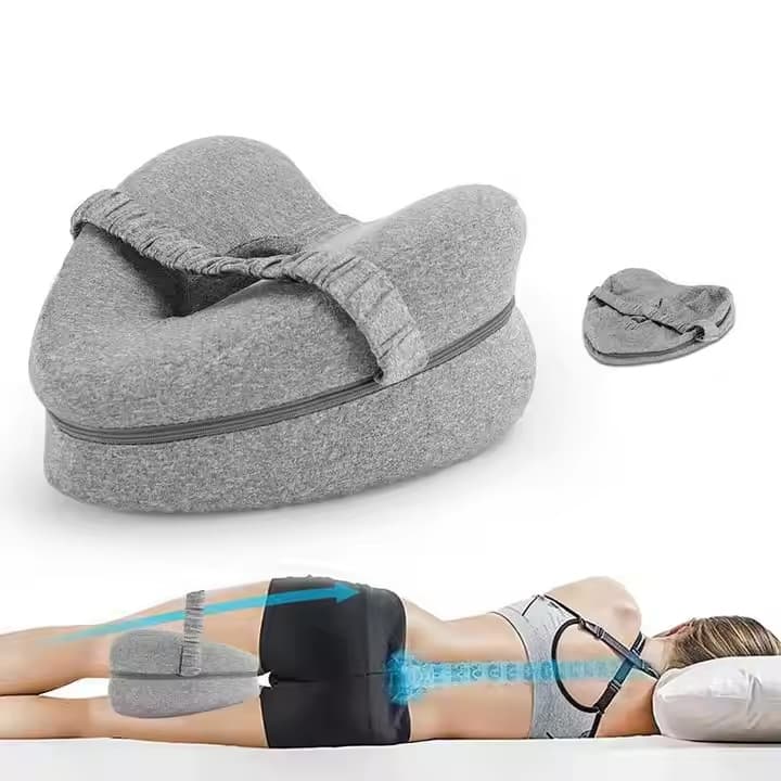 Cross-border heart-shaped memory foam leg pillow for pregnant women, side sleeping leg pillow, leg pillow suitable for side sleeping 2