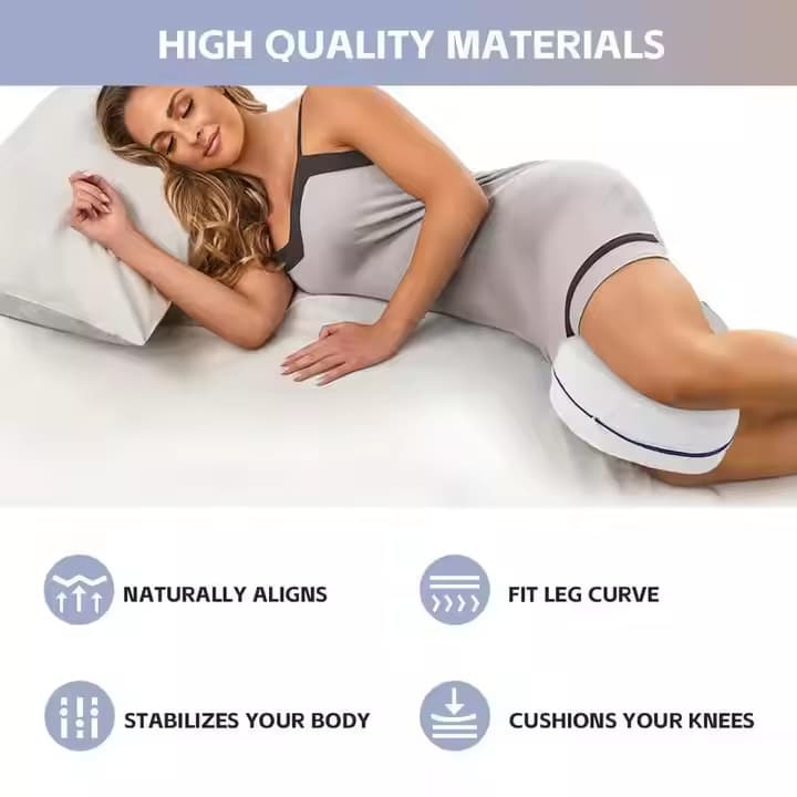 Cross-border heart-shaped memory foam leg pillow for pregnant women, side sleeping leg pillow, leg pillow suitable for side sleeping 3