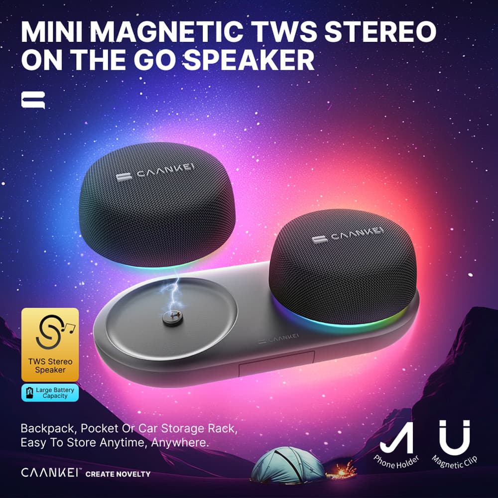 Cross-border Wireless Bluetooth Speaker Subwoofer with Base Portable Desktop Speaker High Volume Magnetic Mini Speaker