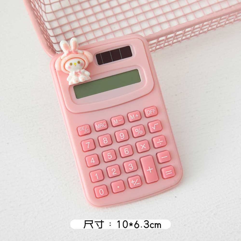 Cartoon cute mini calculator student-specific portable small computer high-value office computer 10