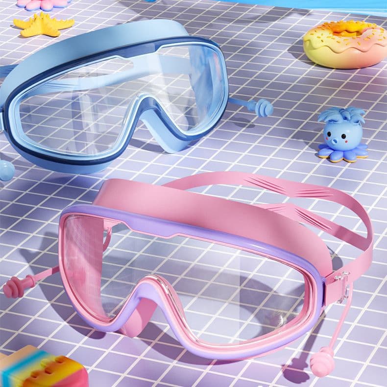 Hair shampoo artifact, baby waterproof glasses, children's baby bath waterproof cap, swimming child shampoo goggles, goggles 2