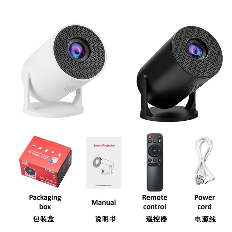 M5 home mini projector small mini outdoor camping B&B portable home theater projector 6