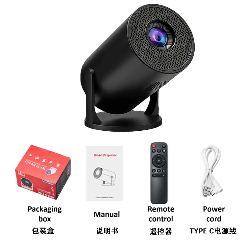 M5 home mini projector small mini outdoor camping B&B portable home theater projector 8