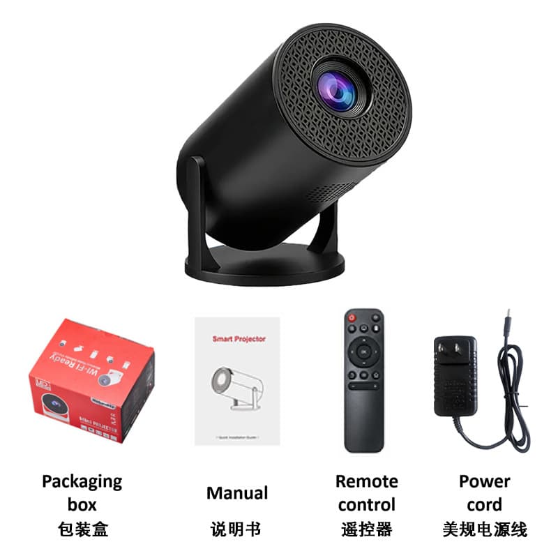 M5 home mini projector small mini outdoor camping B&B portable home theater projector 9
