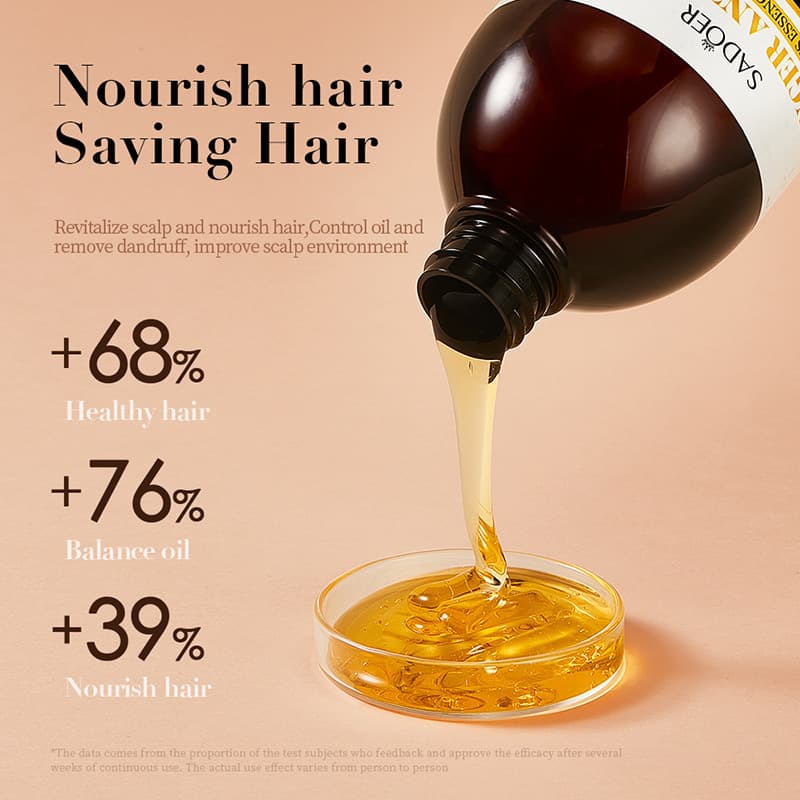 Full English hair care essential oil SADOER ginger shampoo anti-hair loss hair care essential oil cross-border foreign trade wholesale 5