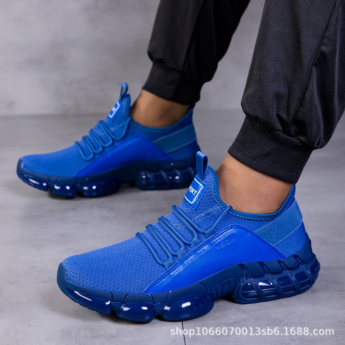Dad's shoes mesh breathable casual trendy shoes outdoor fashion versatile ready-made student running shoes 8