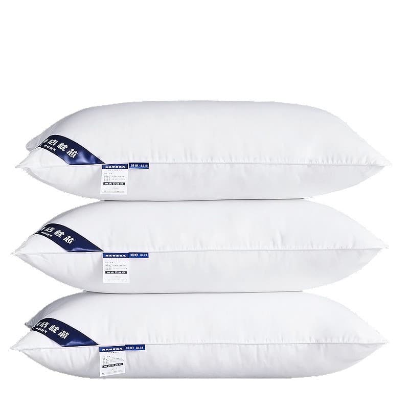 Wholesale hotel's same feather silk pillow for office workers, students, adult sleeping pillows, cervical vertebra neck protection side sleeping pillows 6
