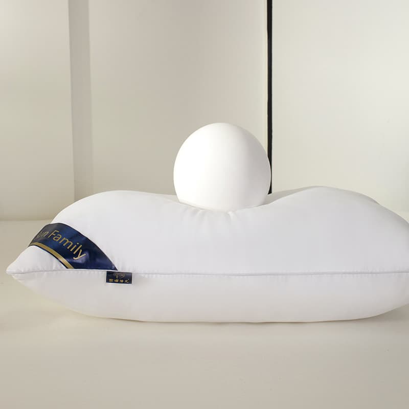 Wholesale hotel's same feather silk pillow for office workers, students, adult sleeping pillows, cervical vertebra neck protection side sleeping pillows 7