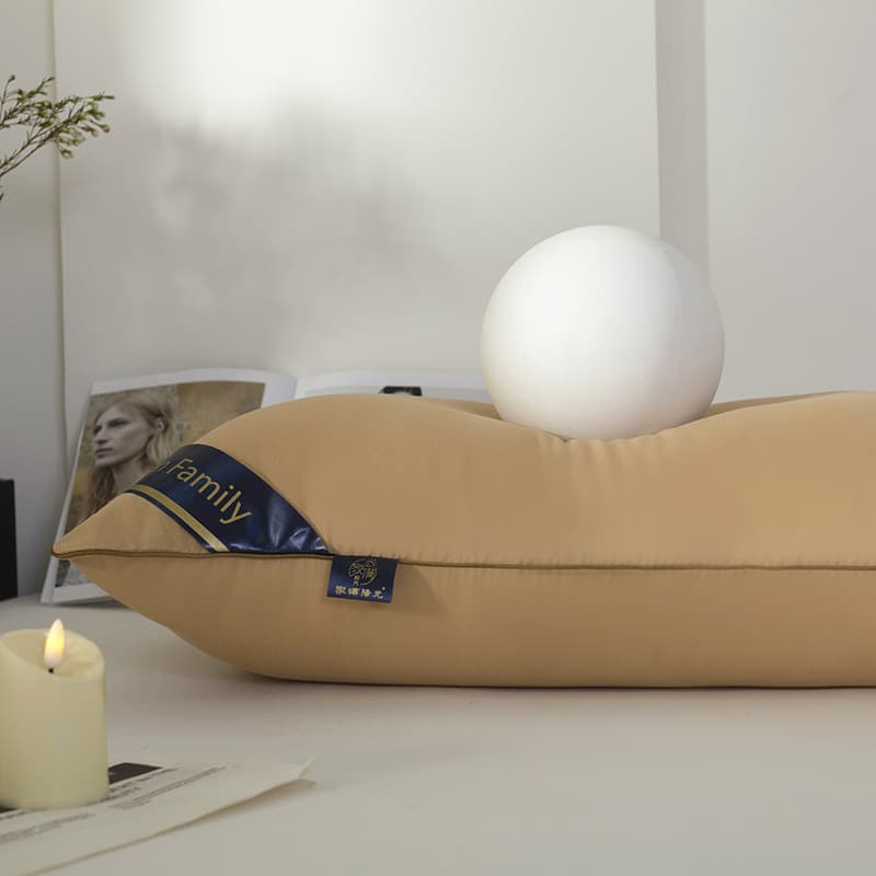 Wholesale hotel's same feather silk pillow for office workers, students, adult sleeping pillows, cervical vertebra neck protection side sleeping pillows 8