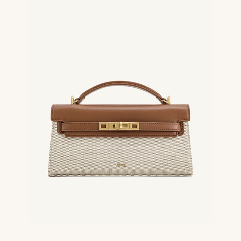 JW PEI handbag Noor crocodile pattern Kelly bag new high-end portable crossbody bag women's bag 2T273 8
