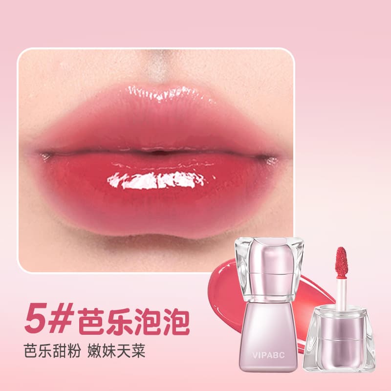 VIPABC water-gloss mirror pout lip moisturizing, delicate, clear and natural student whitening water-gloss lip glaze 7