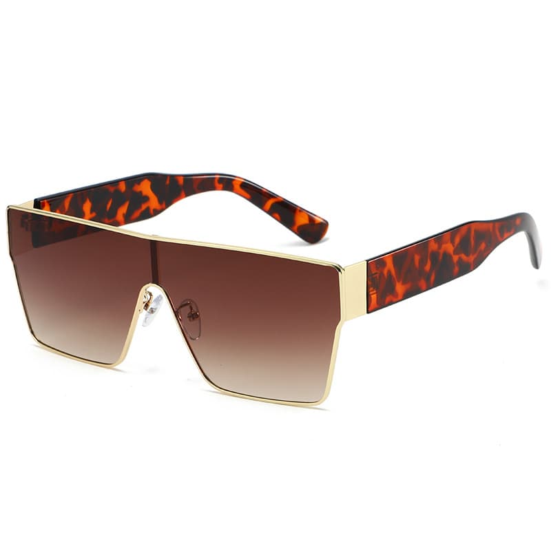 Square conjoined large frame sunglasses 2025 new anti-UV sunglasses women's trendy sunglasses 2