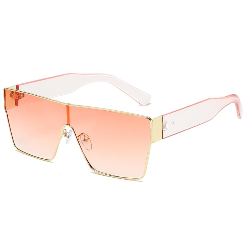 Square conjoined large frame sunglasses 2025 new anti-UV sunglasses women's trendy sunglasses 3